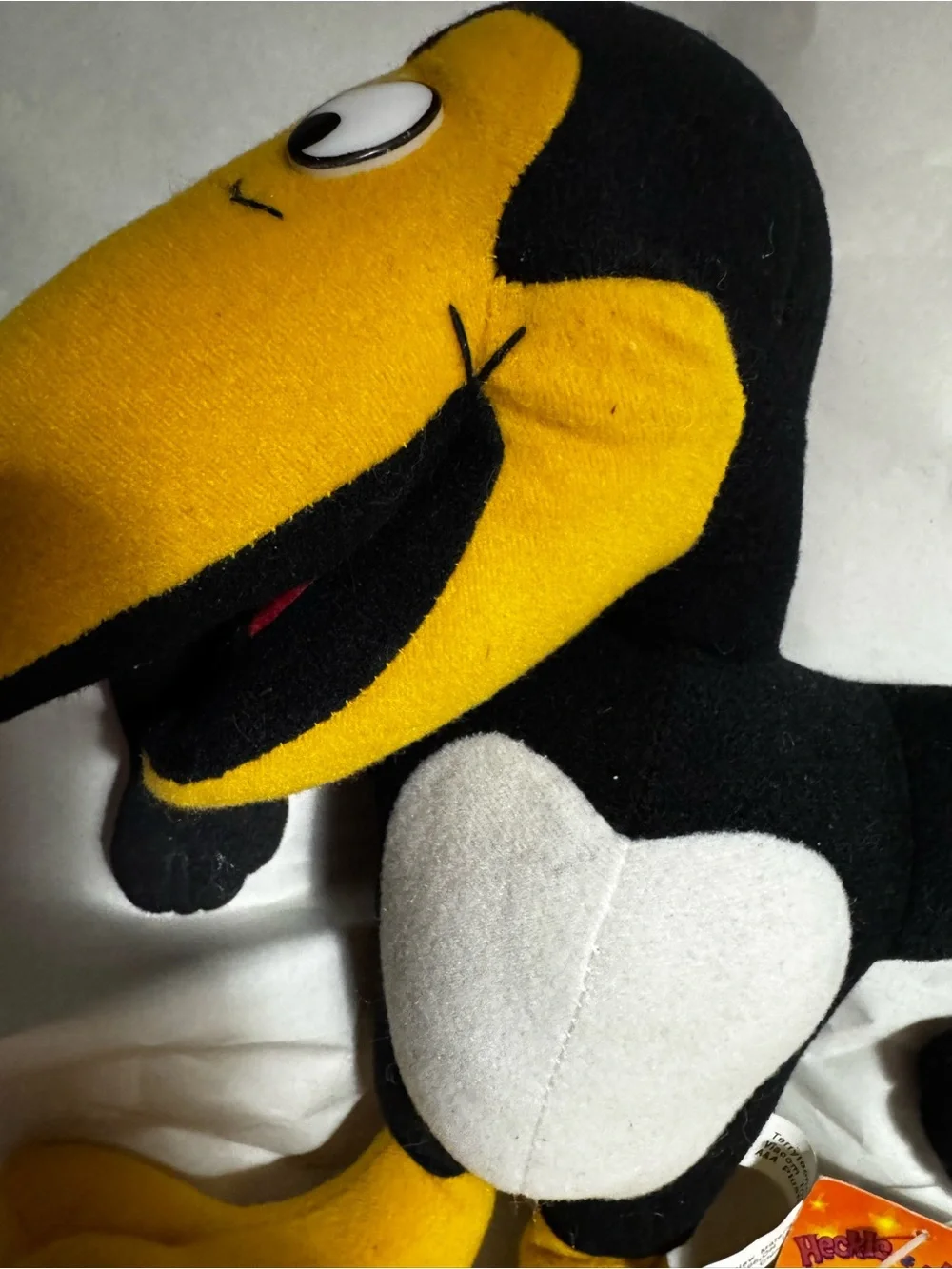 Vintage 1997 Viacom Heckle And Jeckle Magpie 8” Plush Terrytoons